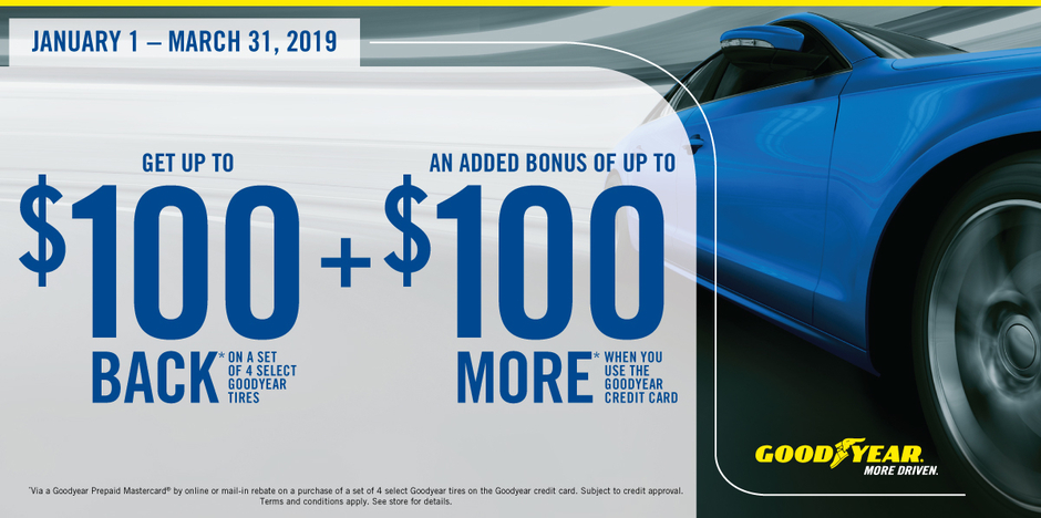 Available Goodyear Rebates