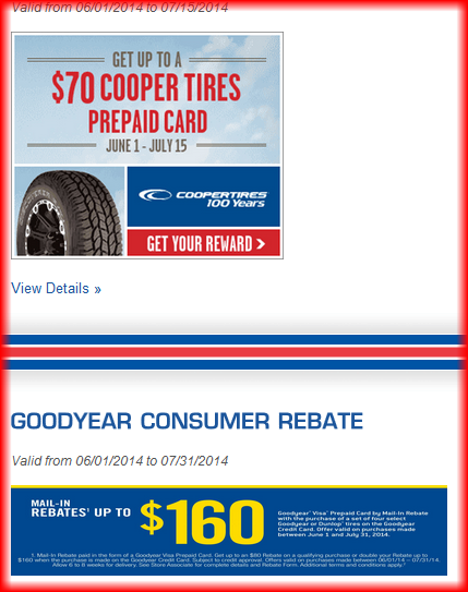 Dunn Tire Goodyear Rebate