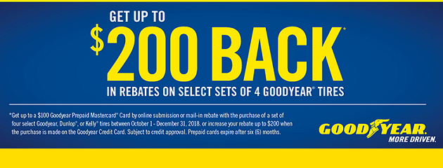 Goodyear 200 Rebate November 30 2022