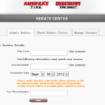 Goodyear Rebate Center Phone Number