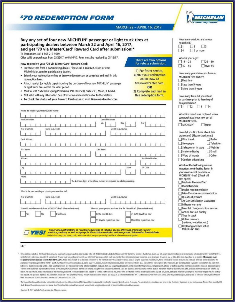 Goodyear Tire Rebate Form November 2022