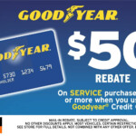 Use Goodyear Credit Card Rebate