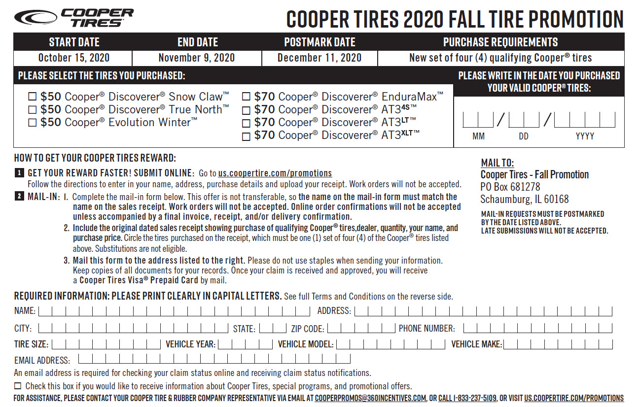 Rebate Goodyear Tires 8 2023