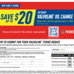 Valvoline Rebate Goodyear